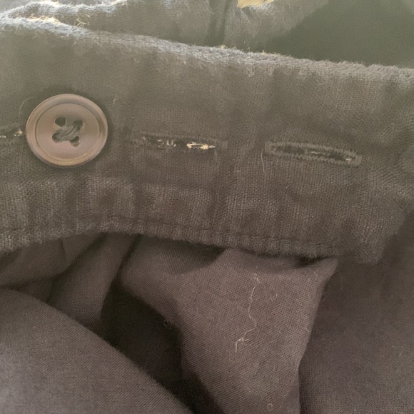 J. Crew Linen Embroidered Navy Maxi Dress with Cross Strap Back *EUC* - Picture 5 of 7